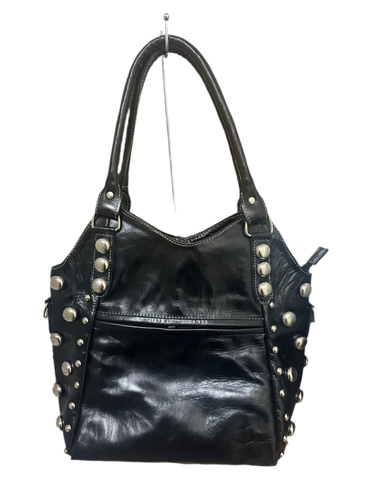Leather Studded Tote