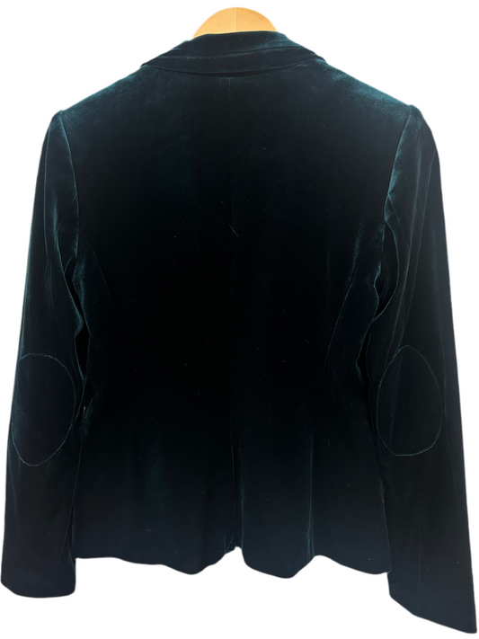 Vintage Green Velvet Blazer