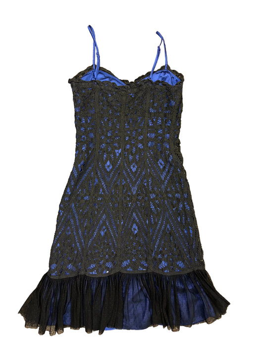 Vintage Betsey Johnson Black Lace Dress