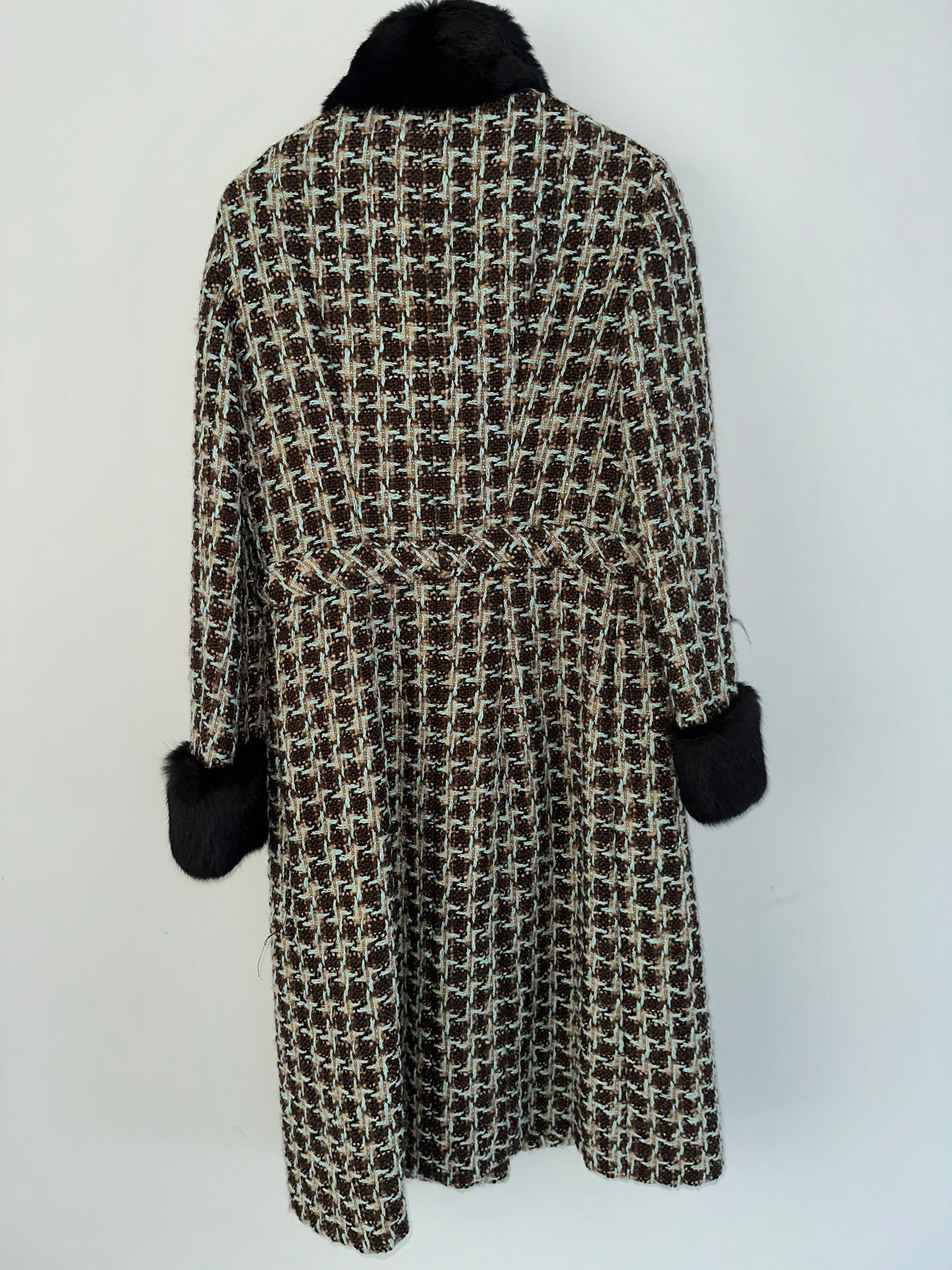 Vintage Tweed Long Coat