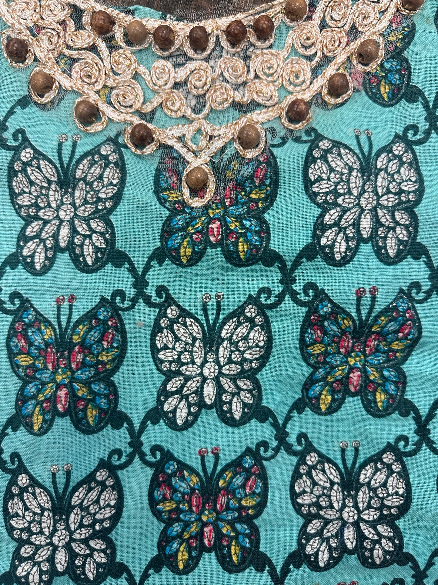 Vintage Butterfly Halter Top