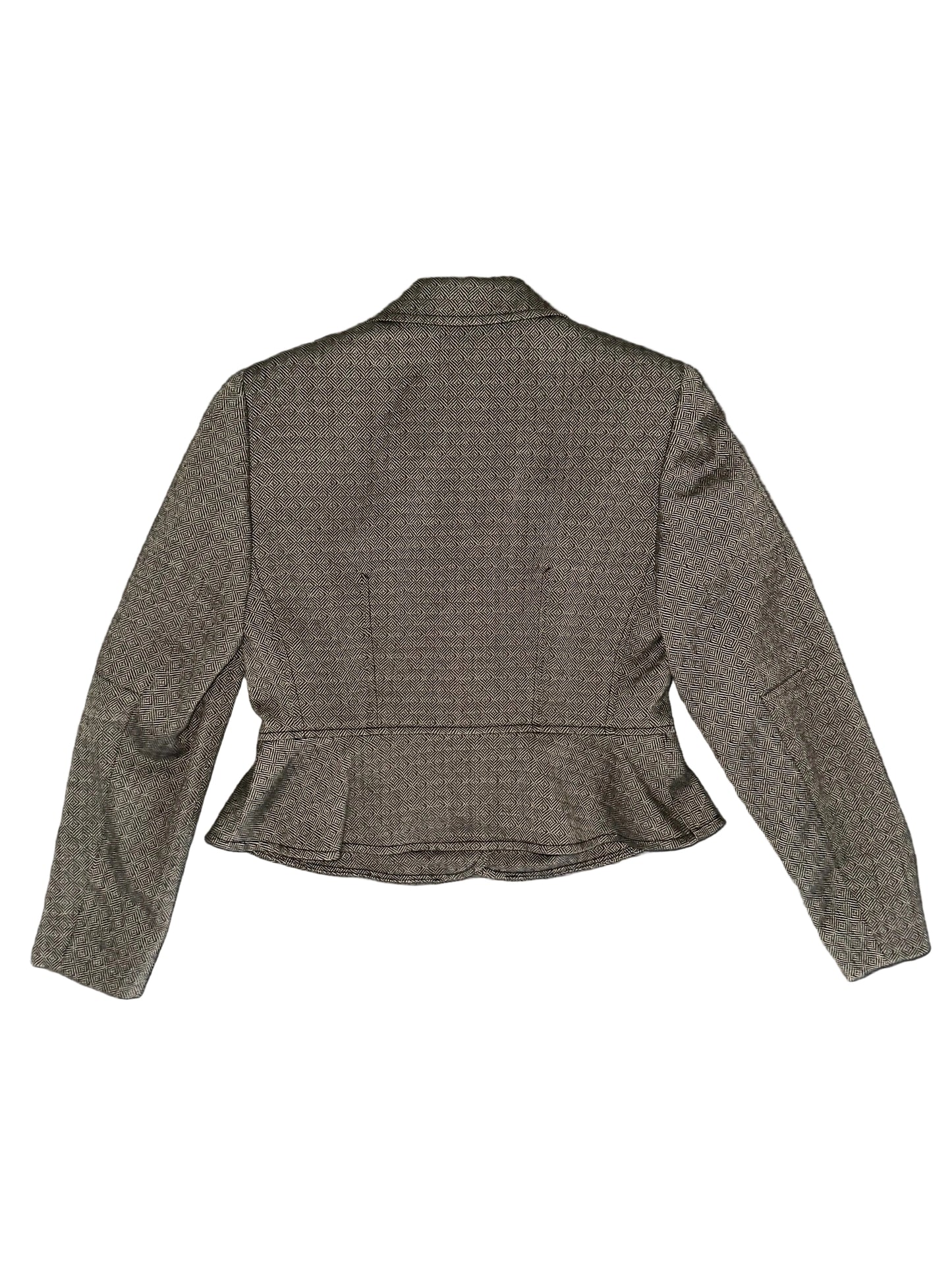 Vintage Peplum Style Cropped Blazer