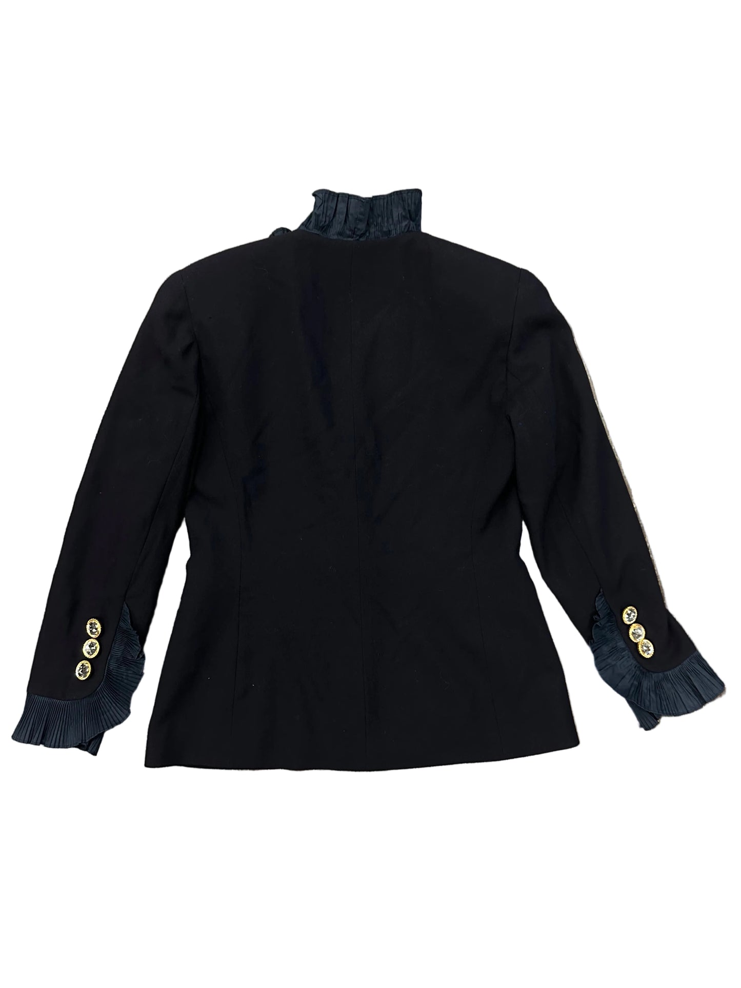 Vintage 80s Christian Dior Ruffle Blazer