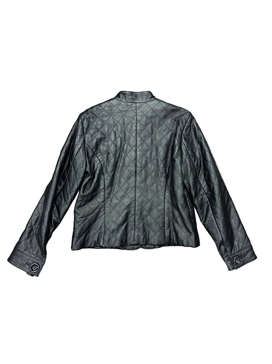 Vintage Quilted Leather Jacket