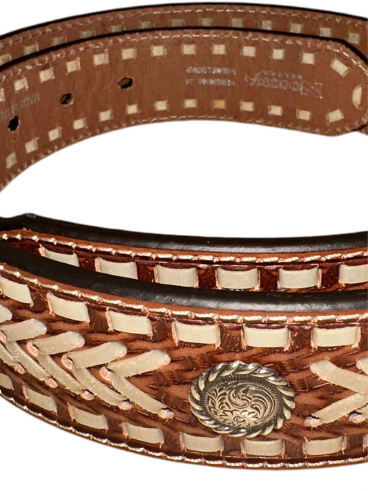 Genuine Leather Western Belt