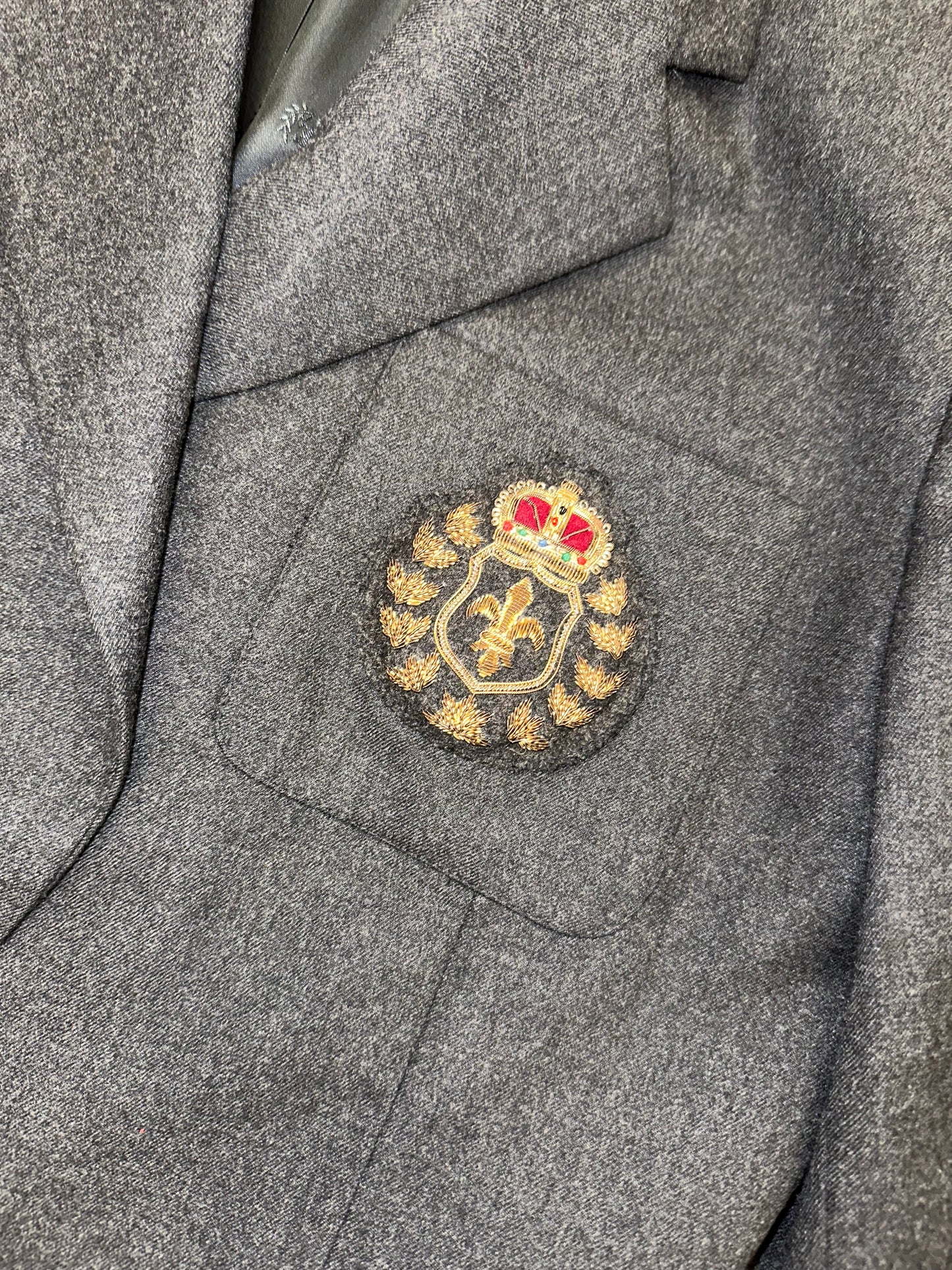 Vintage Wool Crest Blazer