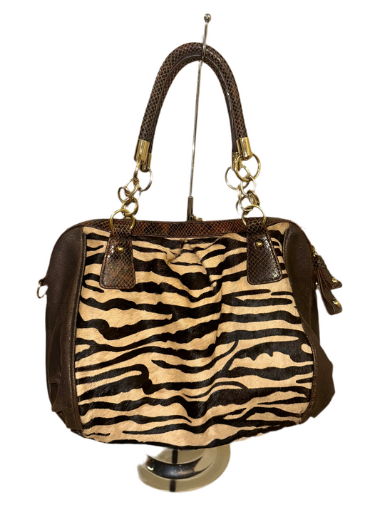 Vintage Ponyhair Zebra Purse