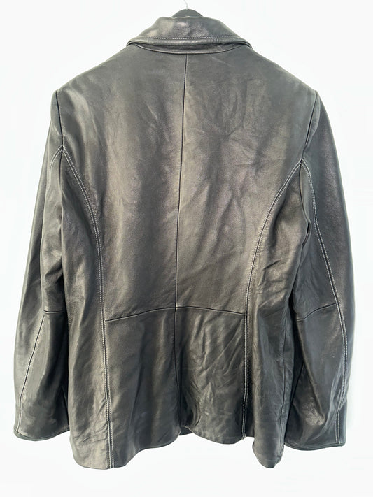 Vintage Leather Blazer
