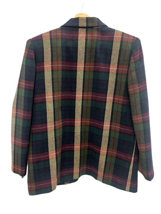 Vintage Plaid Blazer