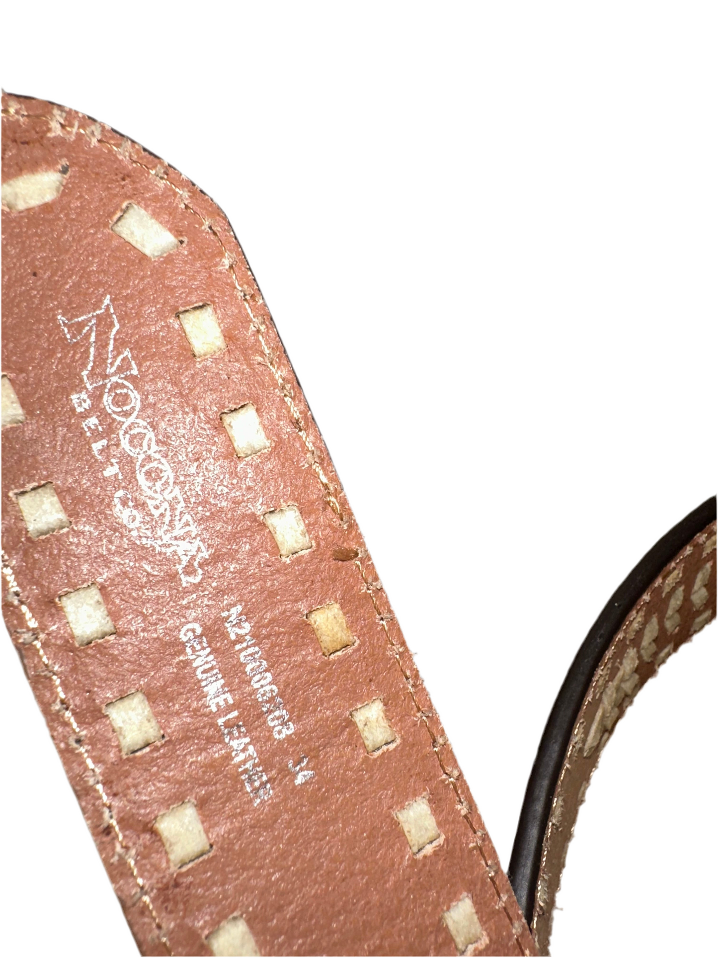 Genuine Leather Western Belt