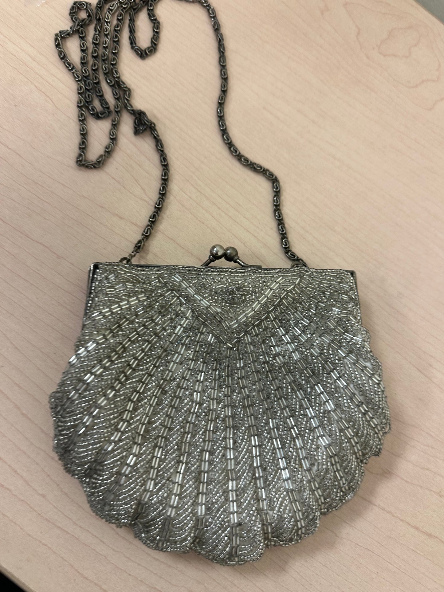 Vintage Embellished Crossbody Purse
