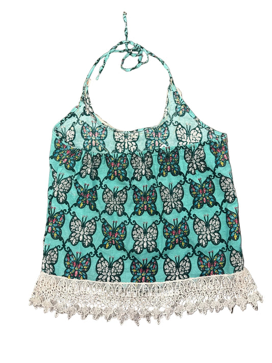 Vintage Butterfly Halter Top