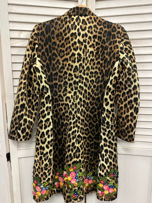 Vintage Moschino Cheetah Long Jacket