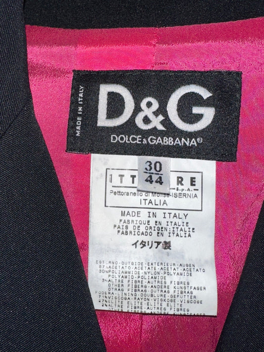 Vintage Dolce and Gabbana Black Blazer