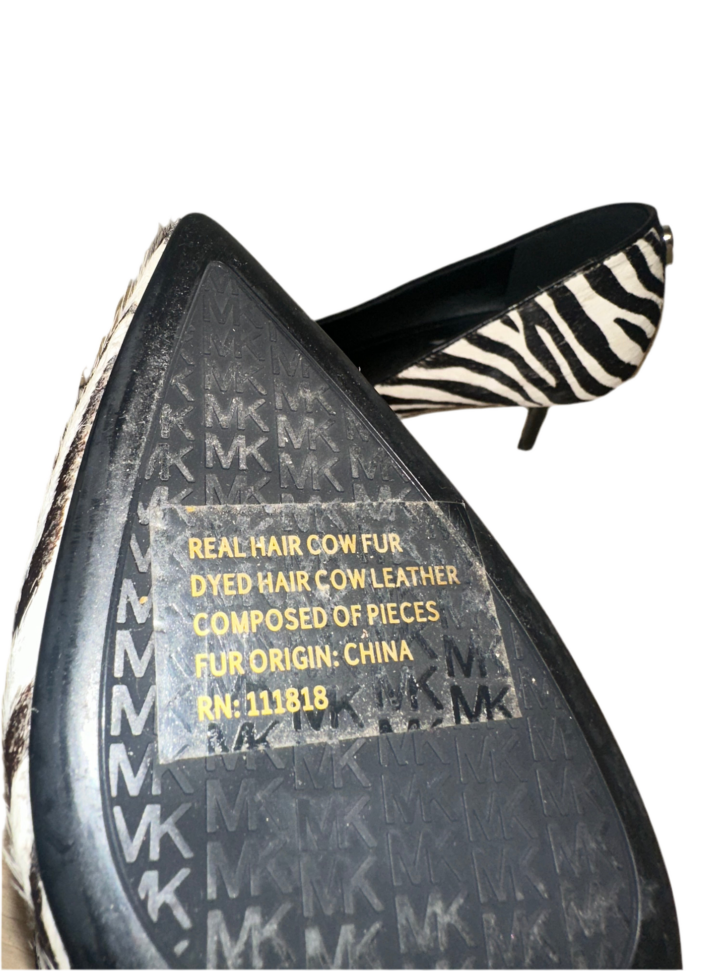 Zebra Kitten Heels