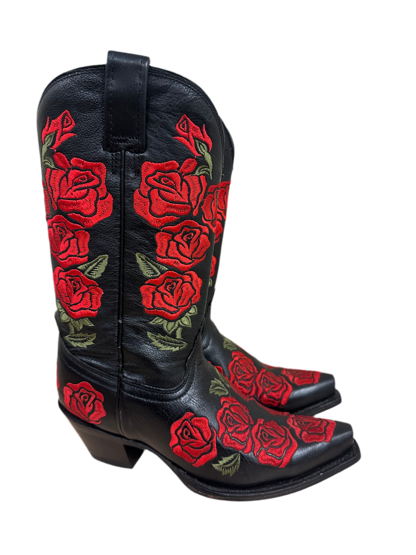 Vintage Rose Cowboy Boots