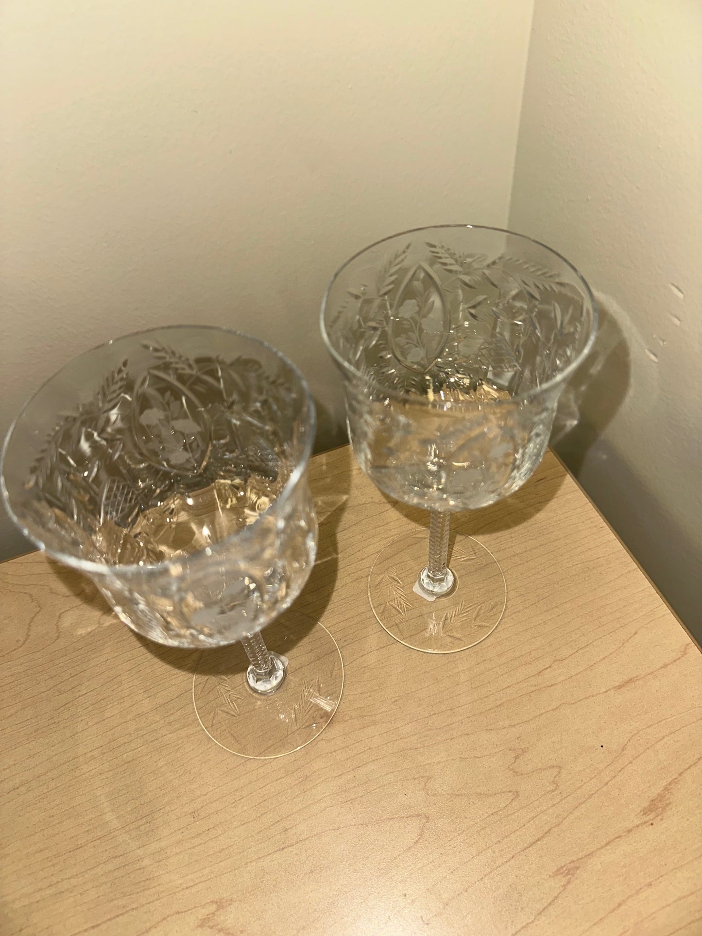 Antique Detailed Wine Glass