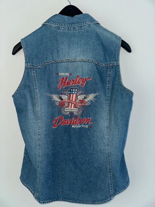 Harley Davidson Denim Tank Top