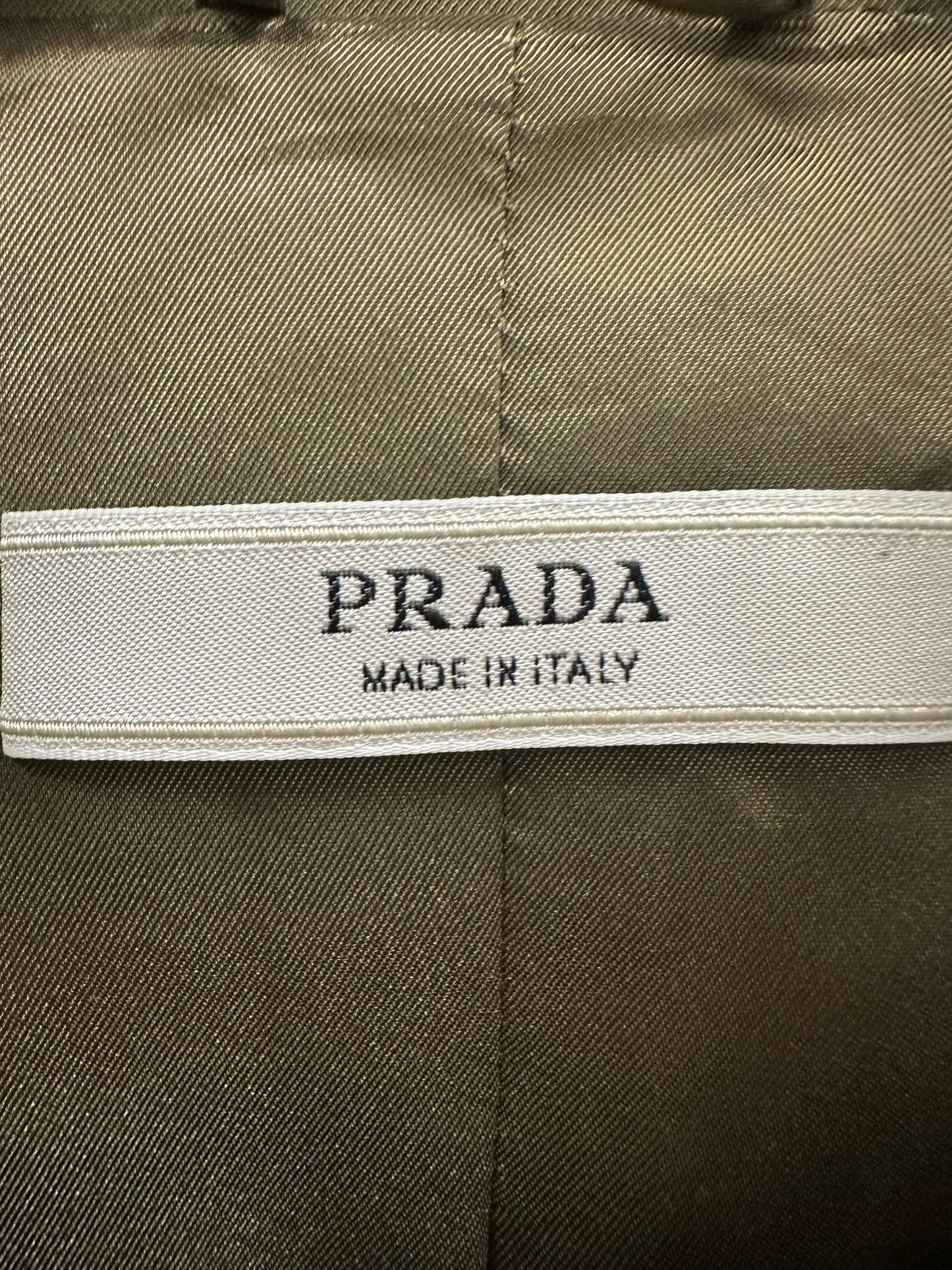 Vintage Olive Green Prada Blazer