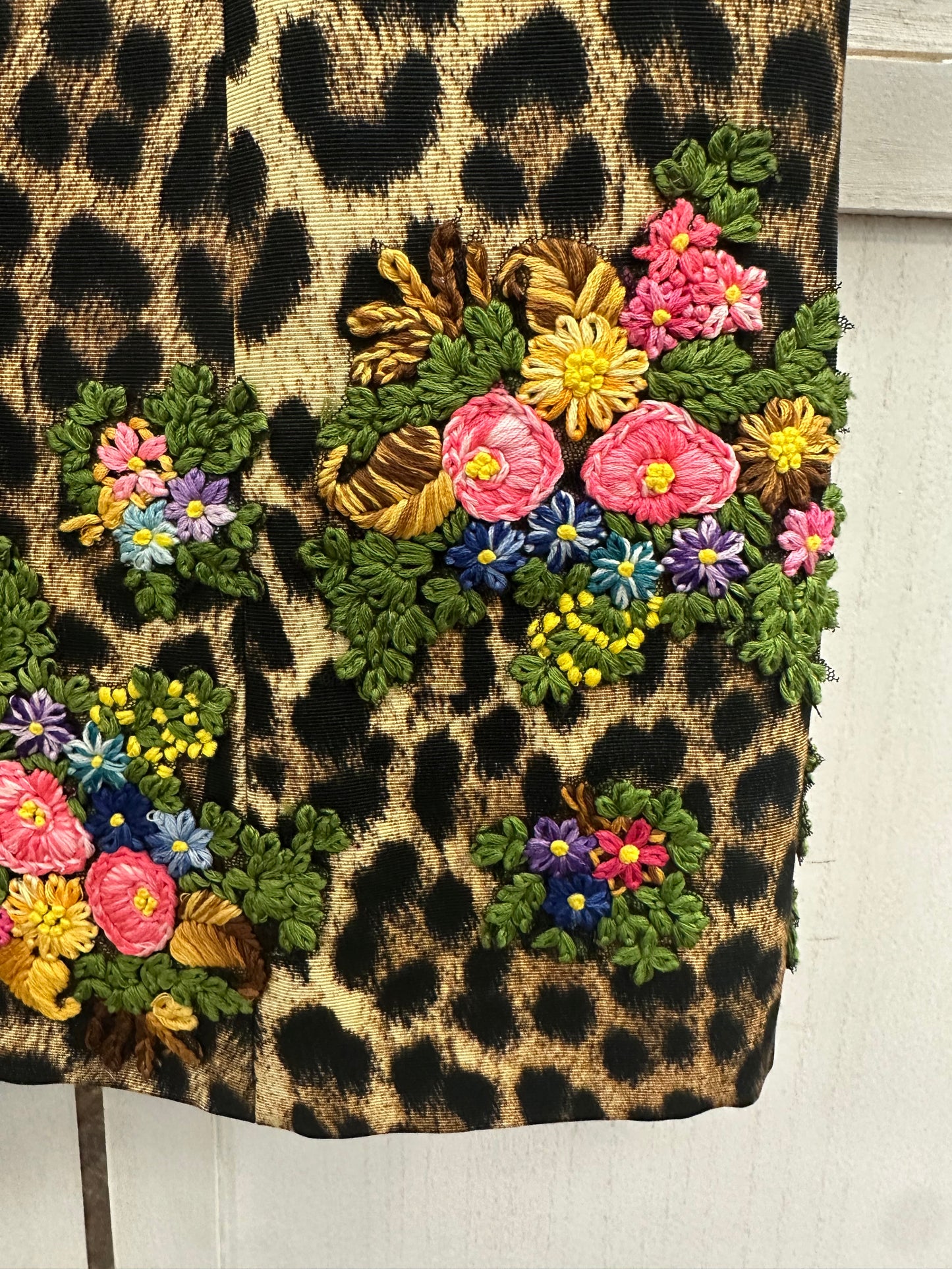 Vintage Moschino Cheetah Long Jacket