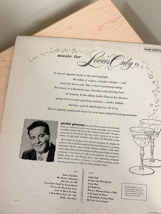 Vintage Jackie Gleason 'Music for Lovers Only' Vinyl