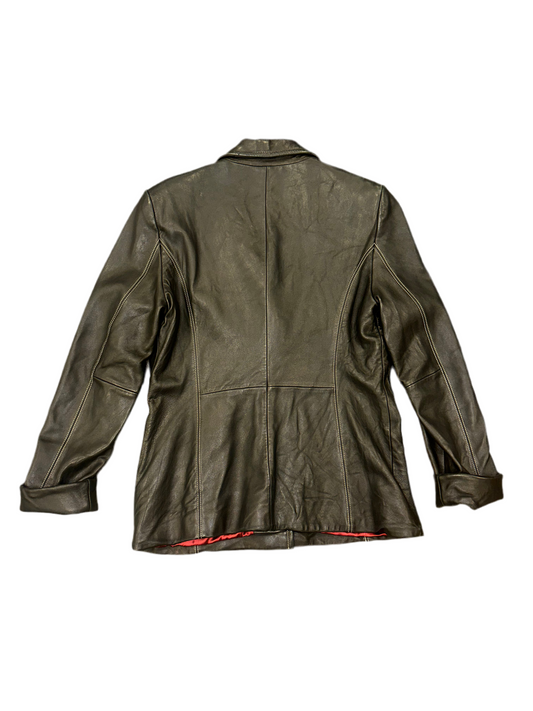 Vintage Leather Blazer