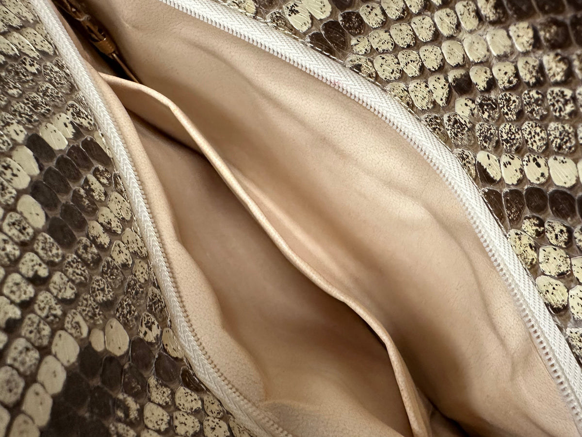 Vintage 1970s Snakeskin Clutch