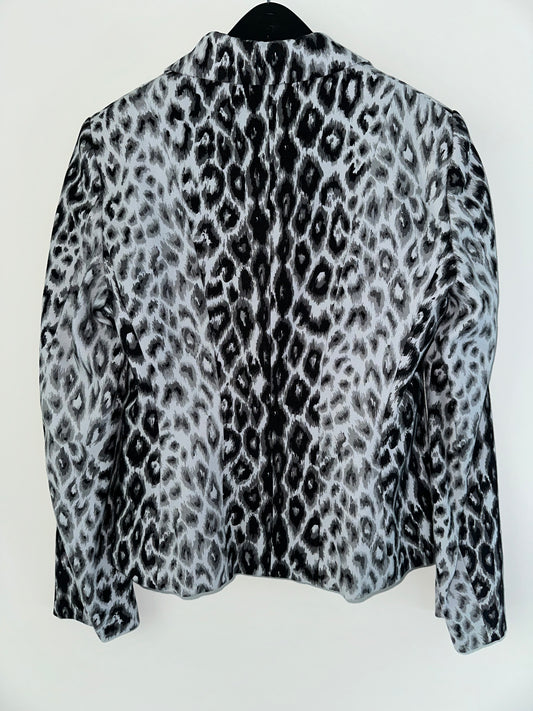 Vintage Moschino Cheetah Print Blazer