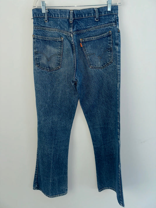 1970s Orange Tab Levis