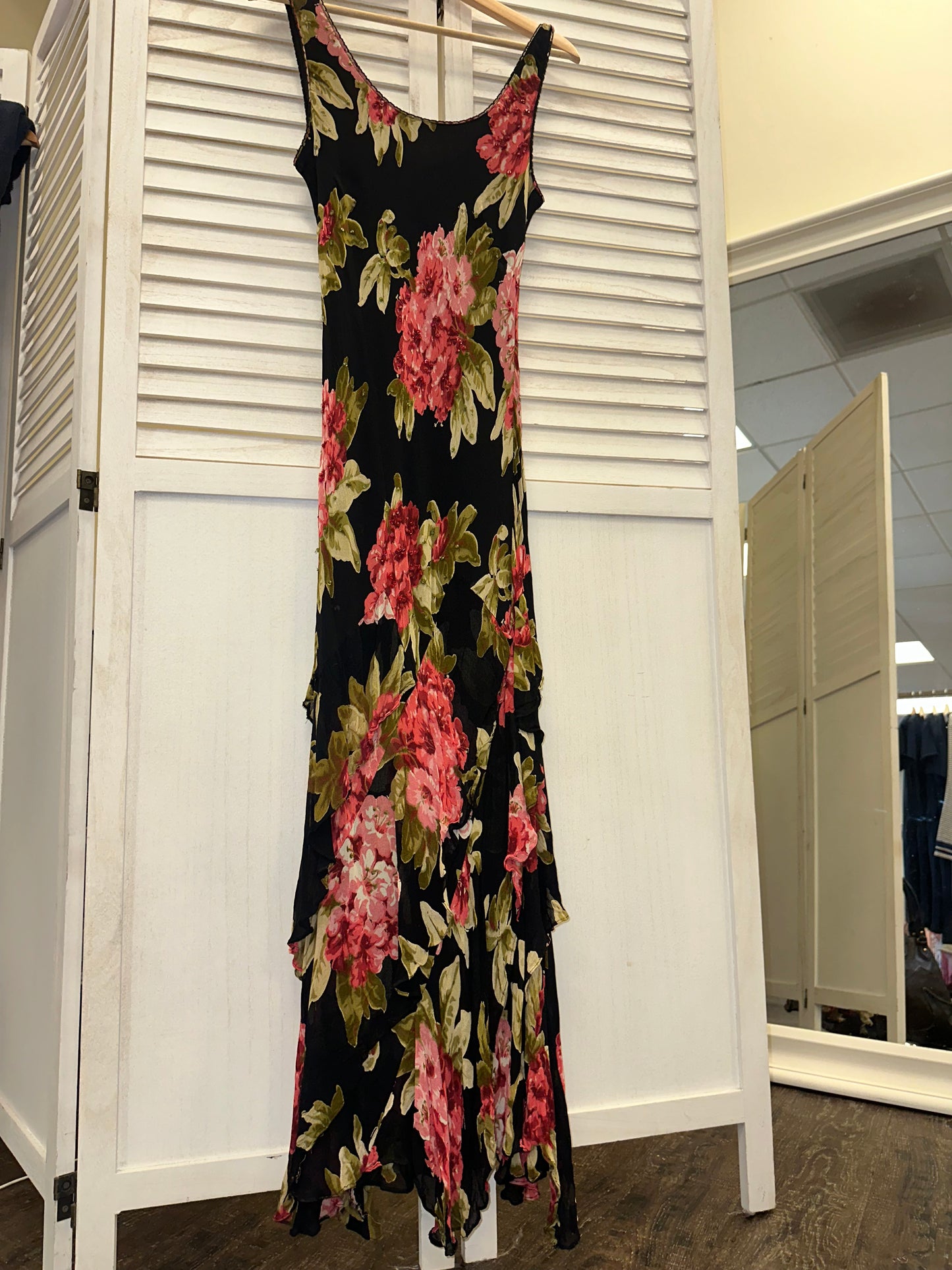 Vintage Long Floral Dress