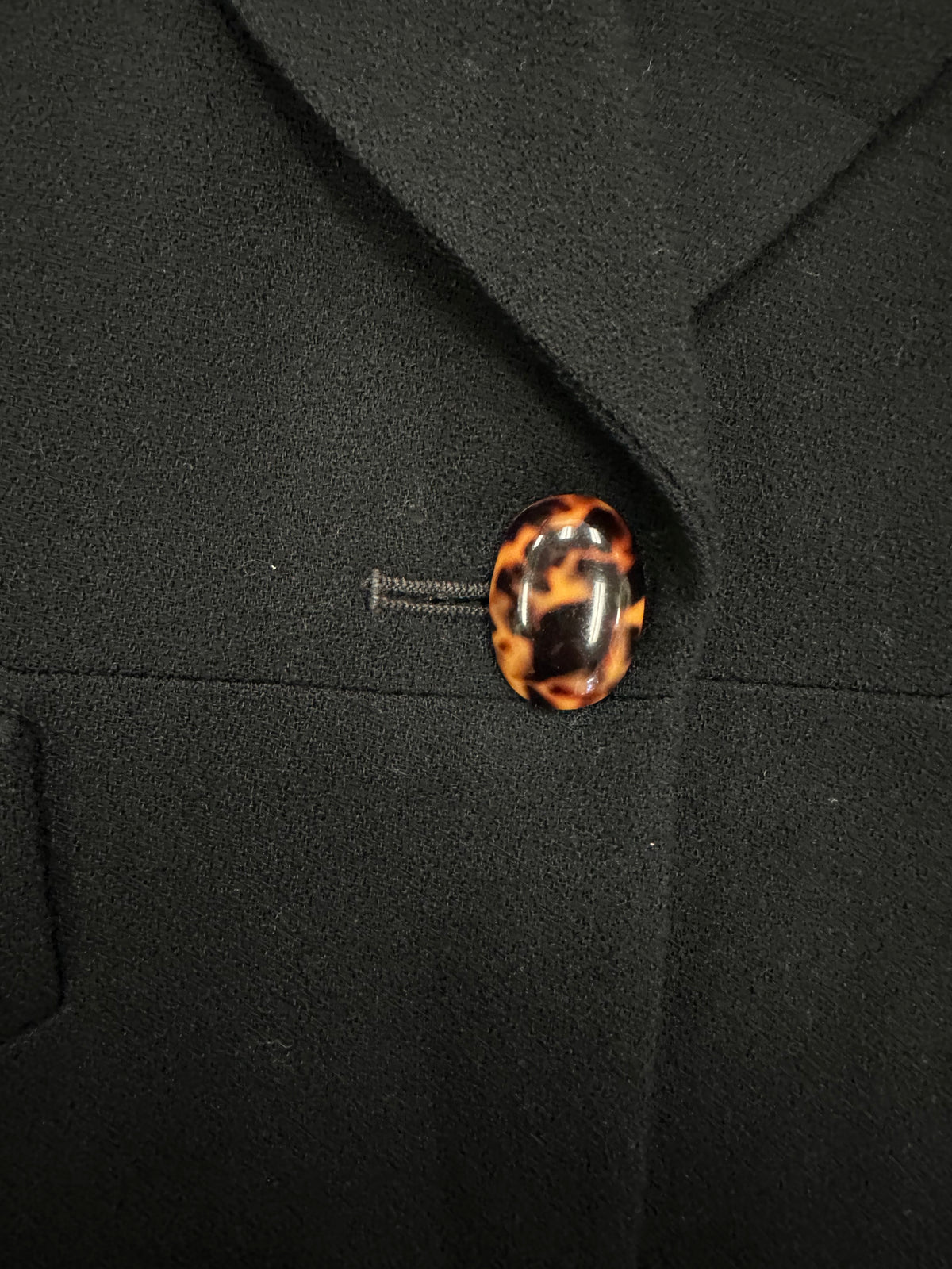 Vintage Christian Dior Blazer with Leopard Collar