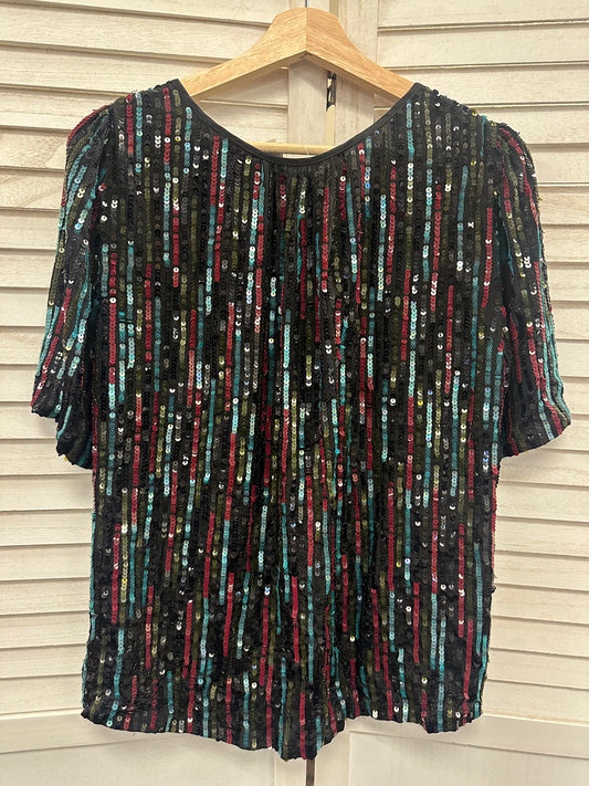 NWT 'Velvet' Embellished Blouse