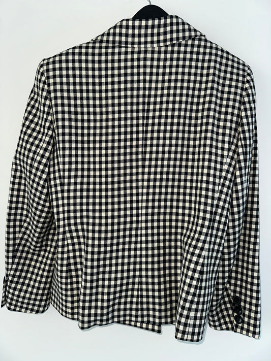 Vintage Christian Dior Black and White Blazer
