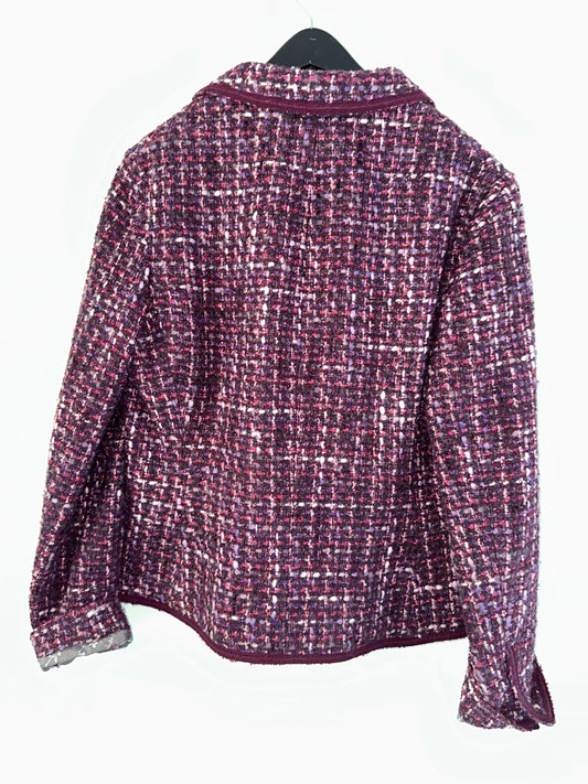 Purple Tweed Jacket