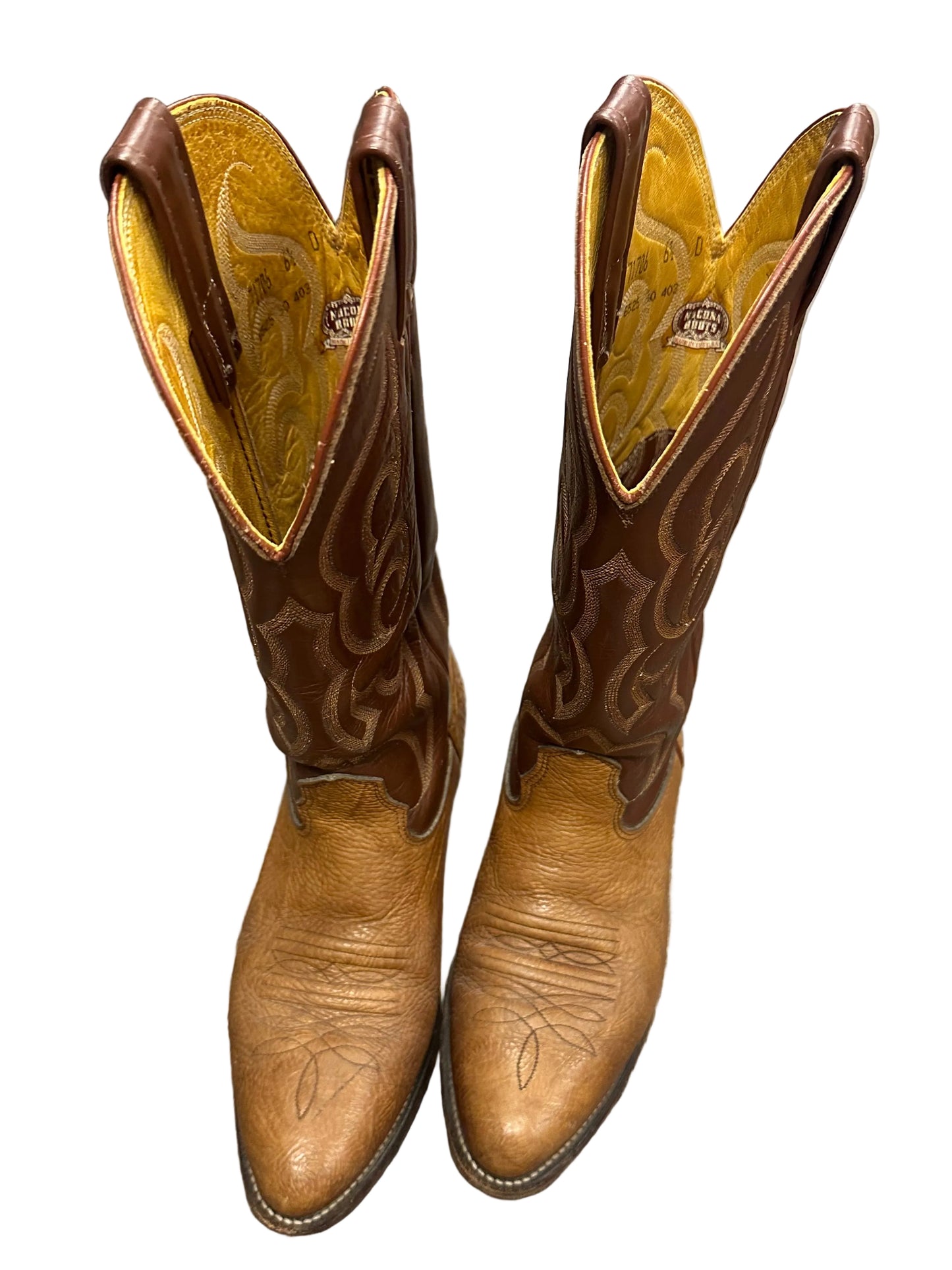 Vintage Brown Cowboy Boots