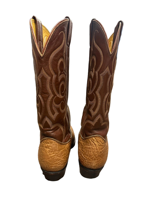 Vintage Brown Cowboy Boots