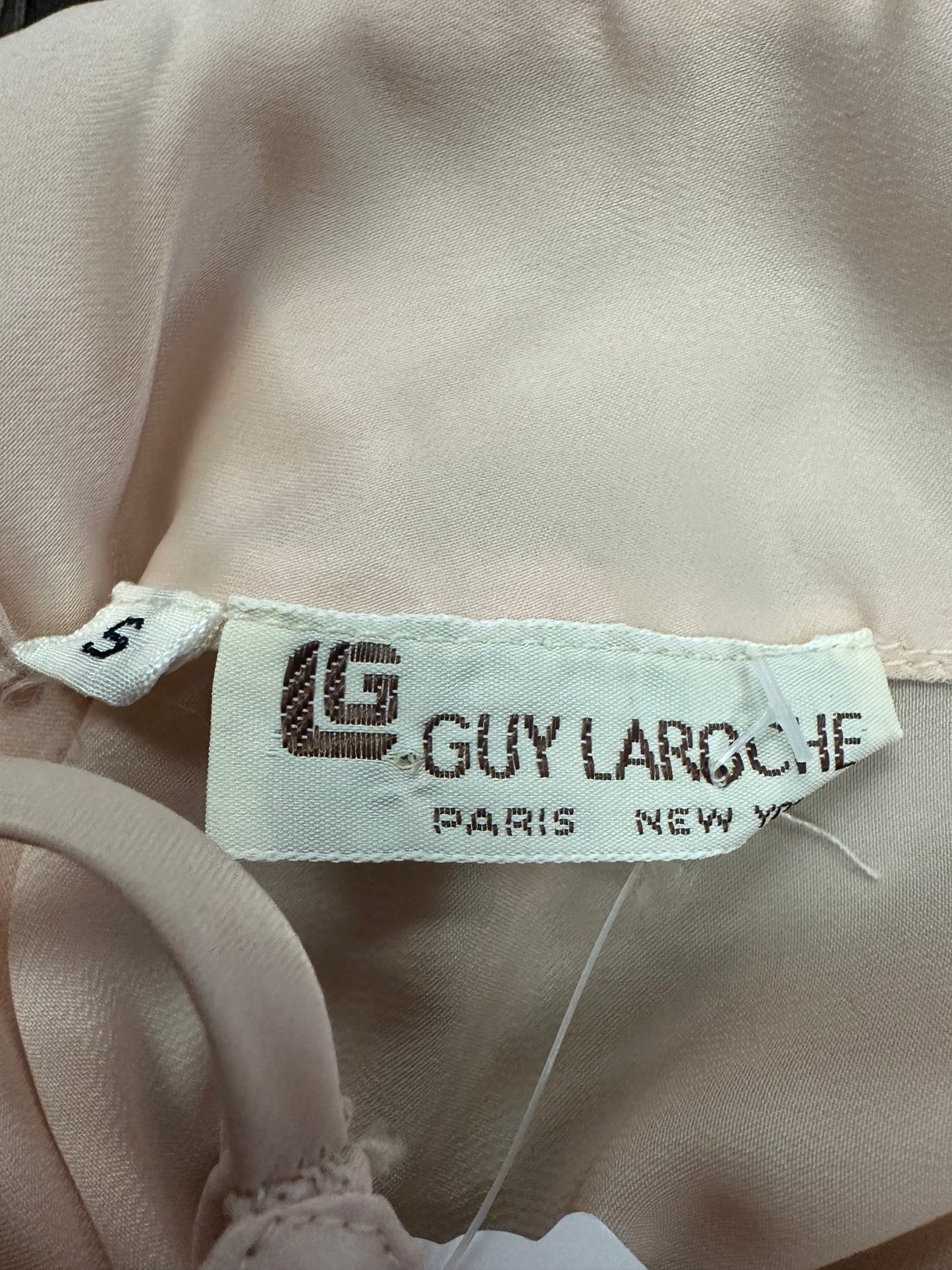 1990s Guy Laroche Lace Slip Dress