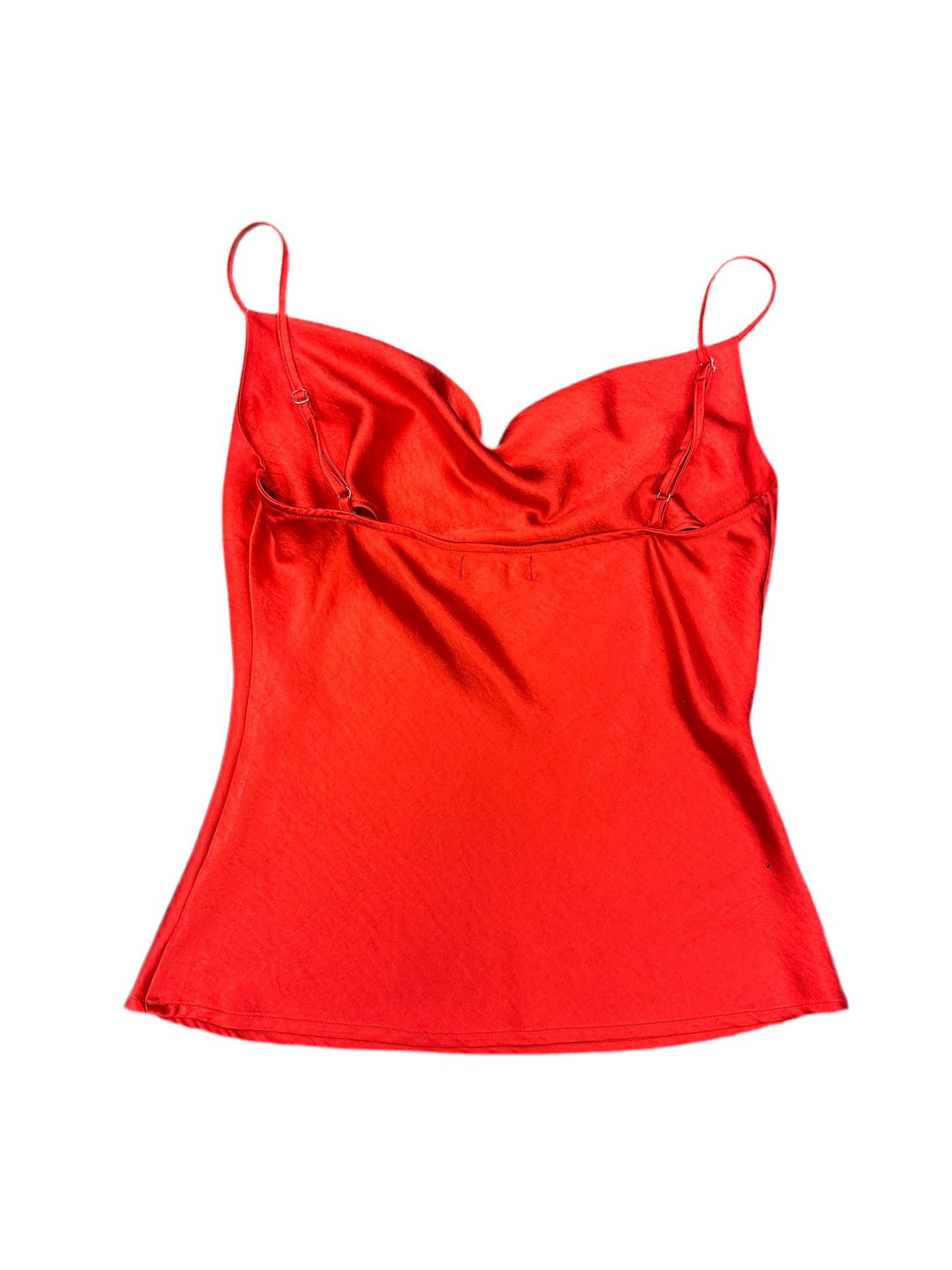 Red Scoop Neck Tank Top