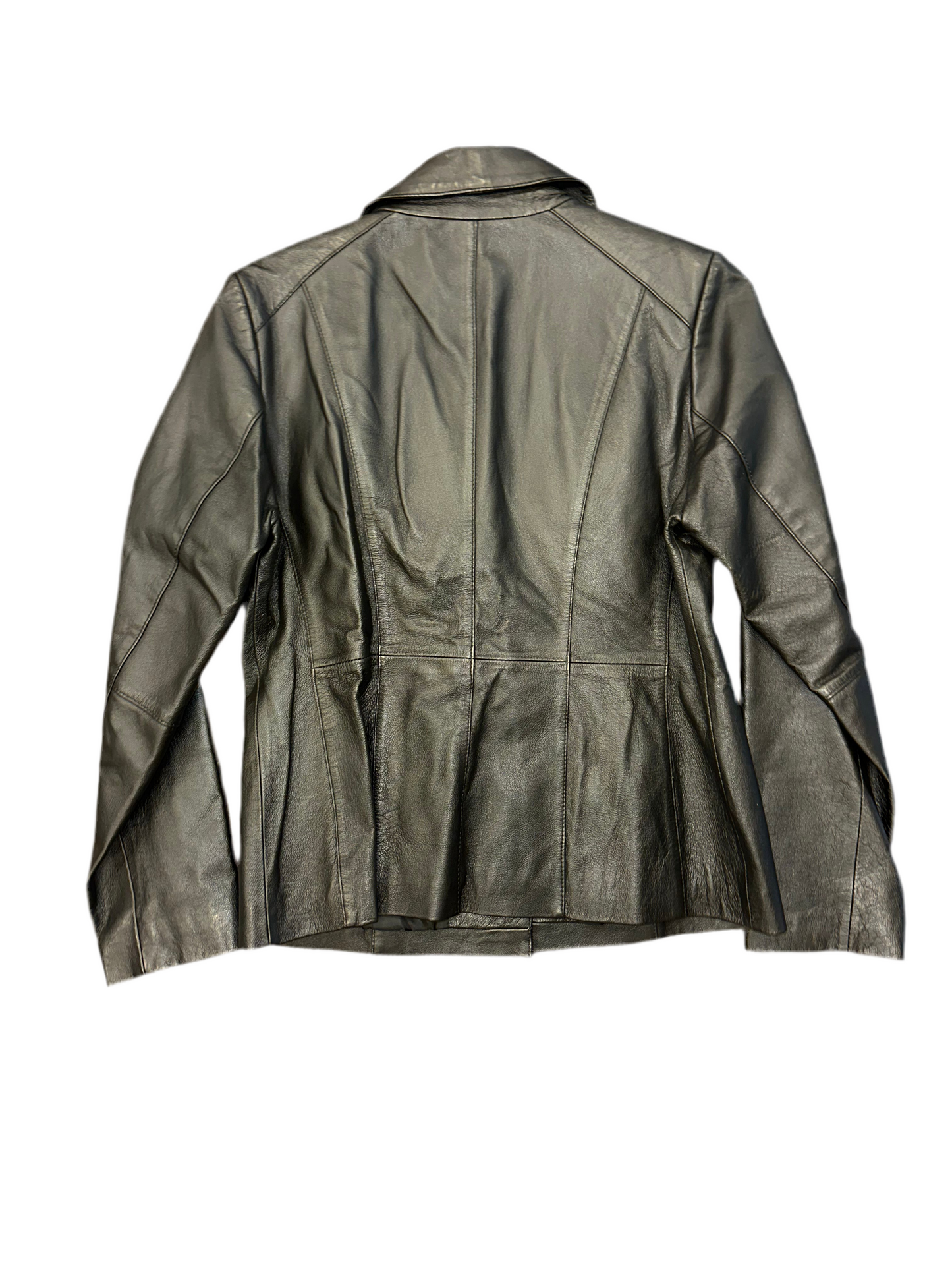 Vintage Leather Blazer