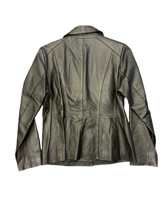 Vintage Leather Blazer