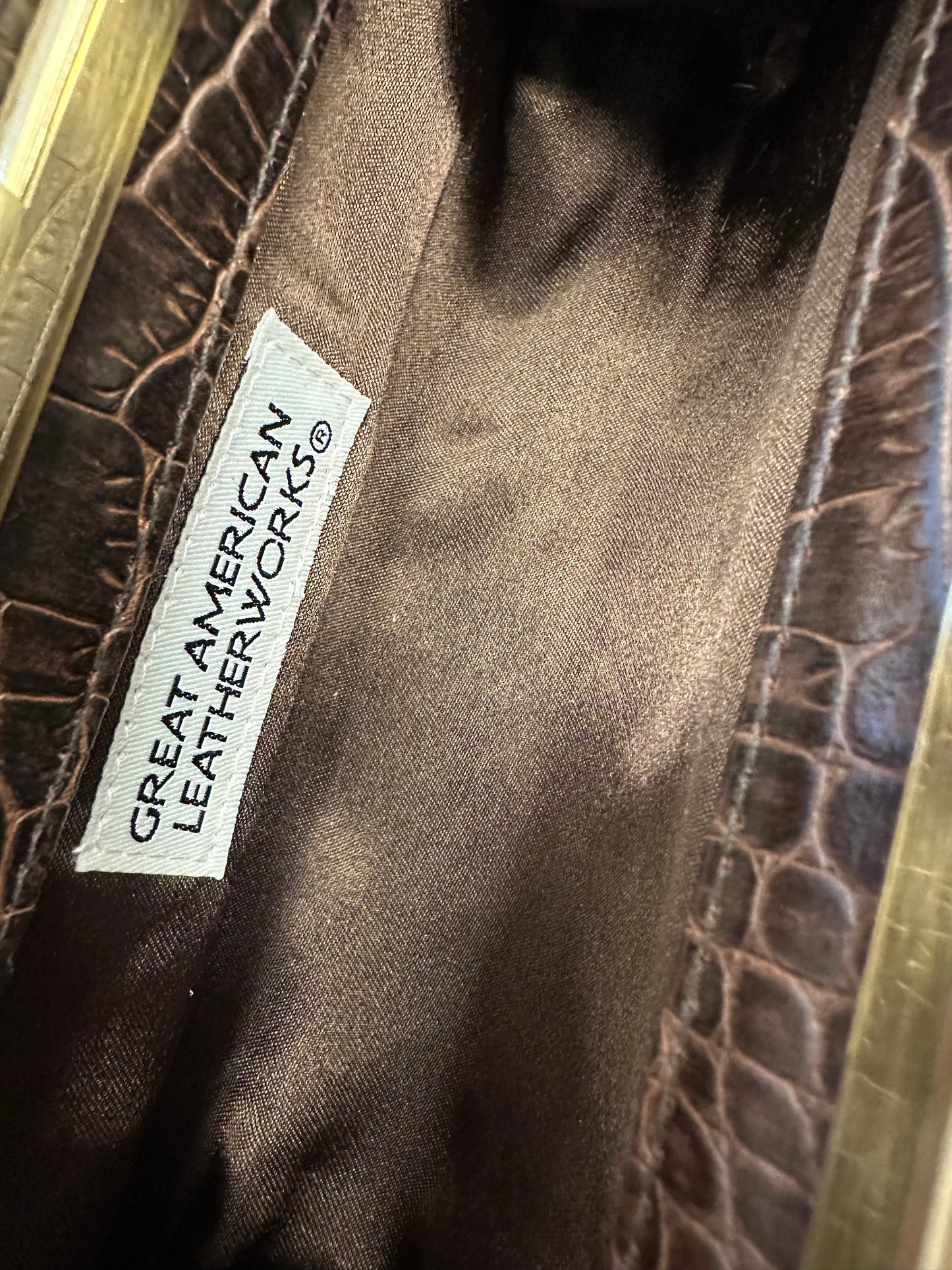Vintage Leopard Ponyhair East West Handbag