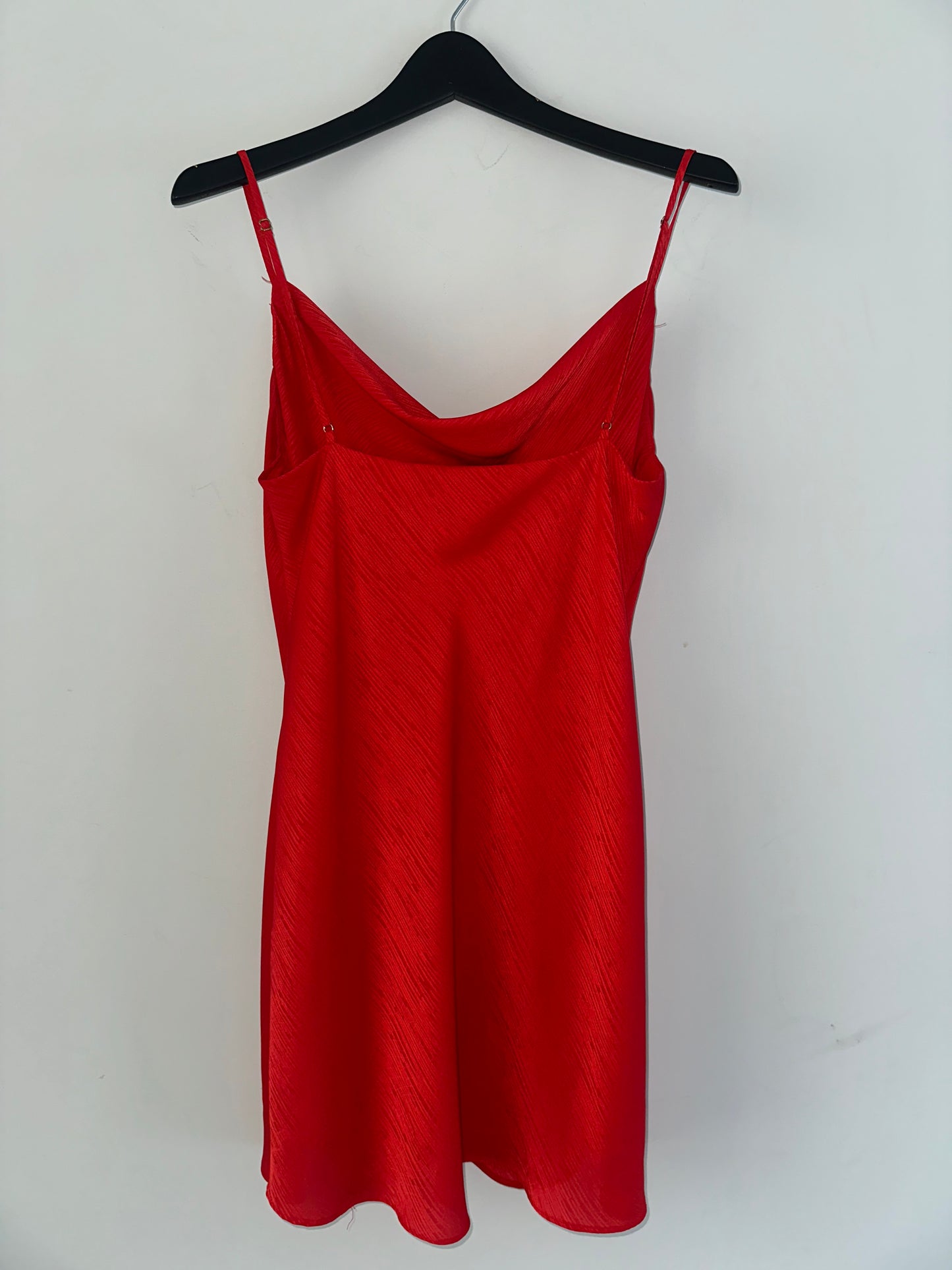 Red Silk Slip Dress