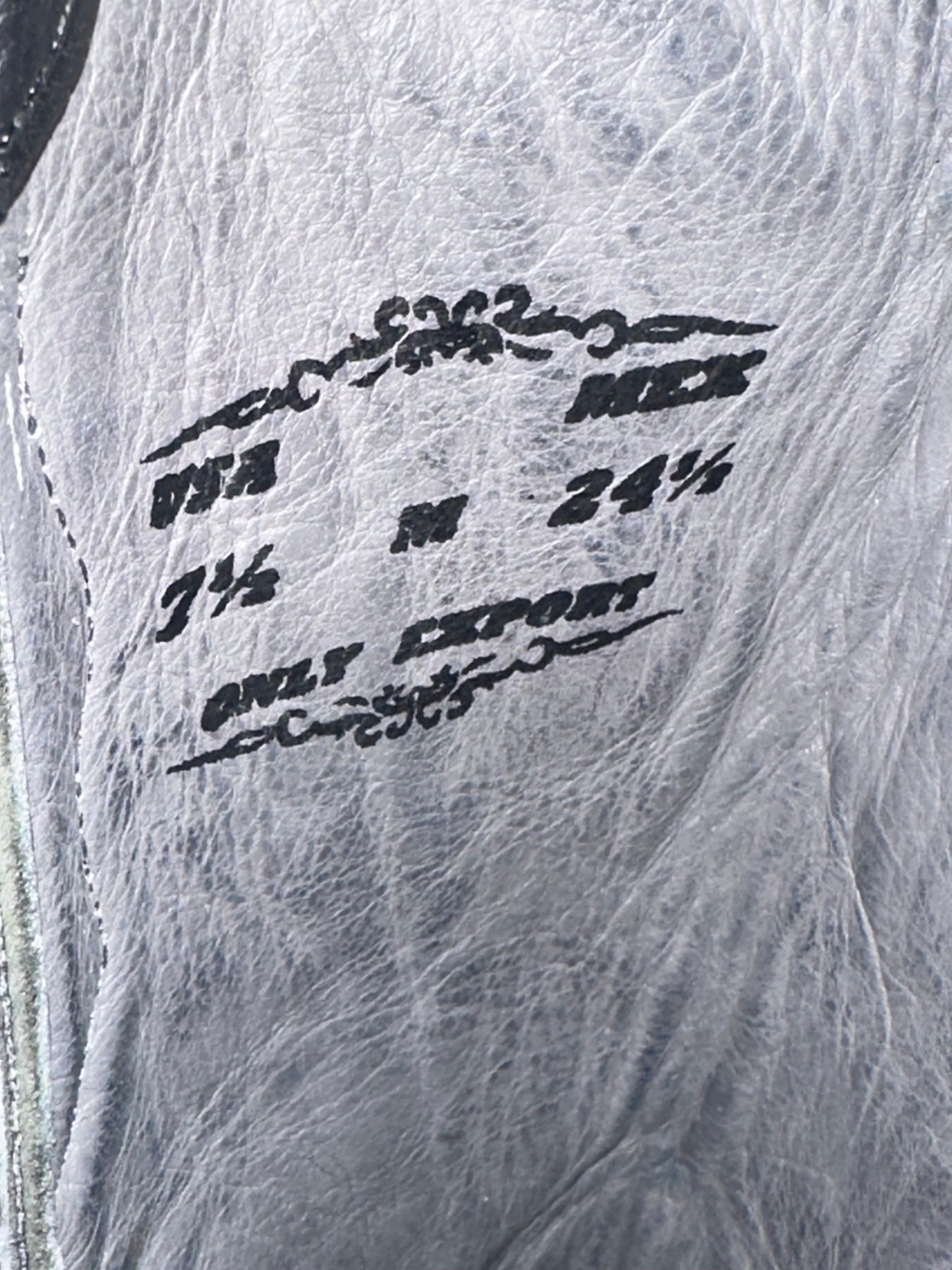 Vintage Black Cowboy Boots