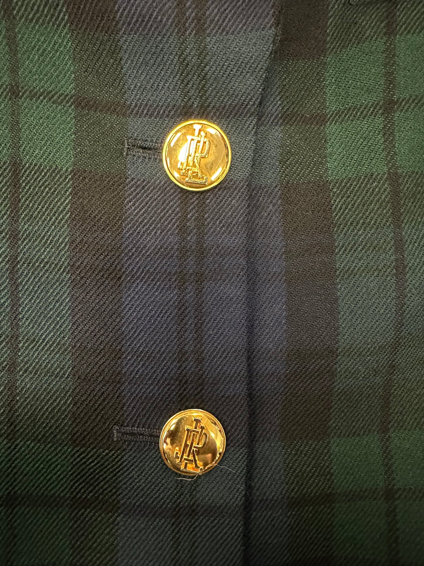Vintage Ralph Lauren Plaid Blazer