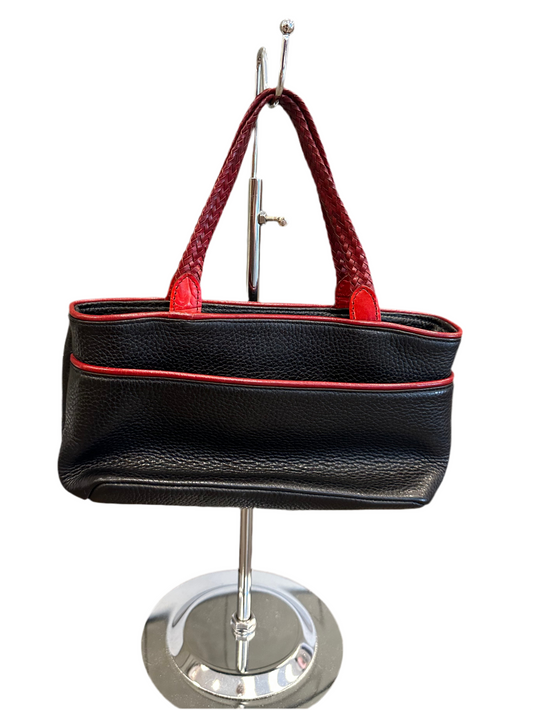 Vintage Leather Rosette Purse