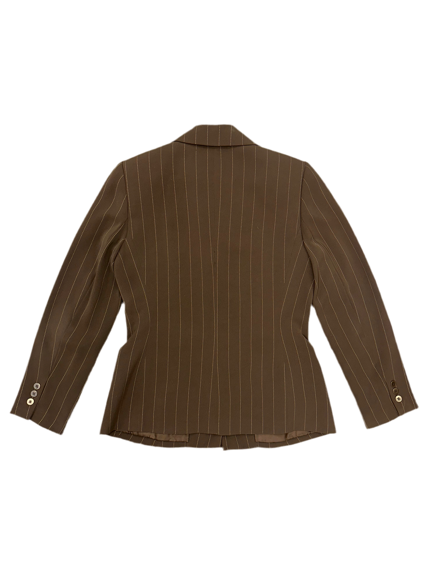 Vintage Brown Pinstripe Blazer