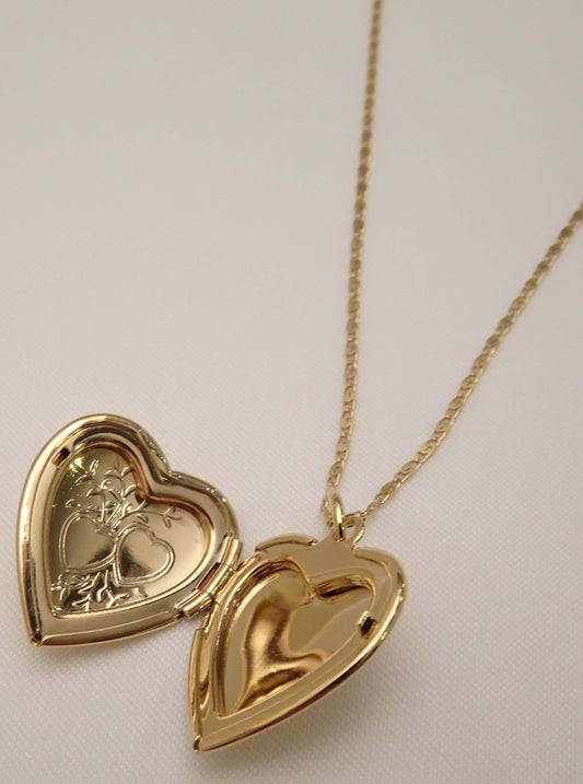 The Poppy Heart Locket Necklace