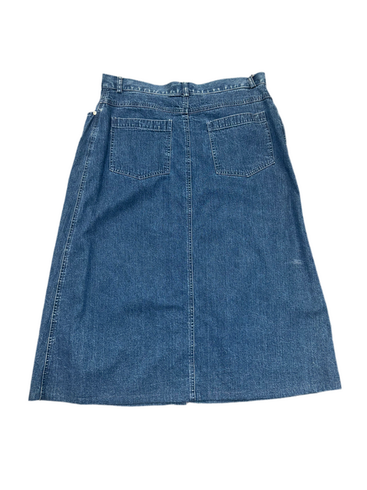 Vintage Long Denim Skirt