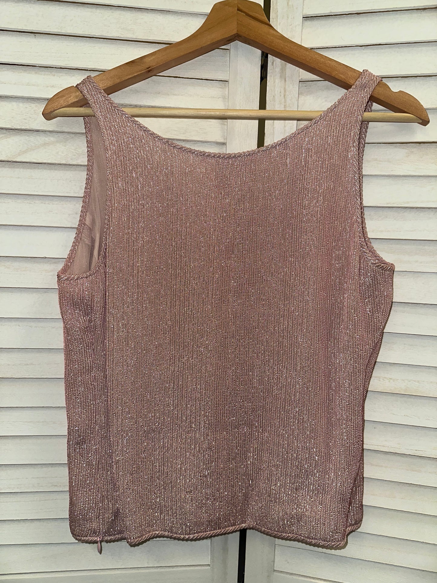 Vintage Sparkly Pink Cami