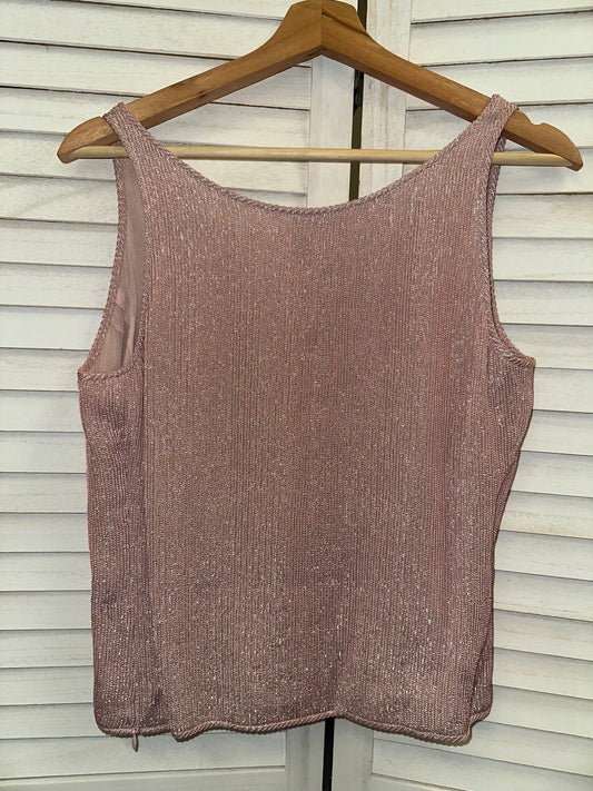 Vintage Sparkly Pink Cami
